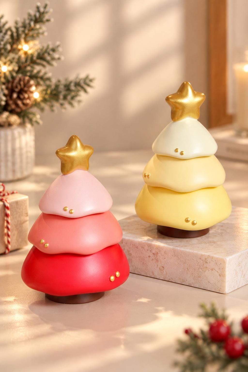 Christmas Tree Jewelry Box, 3 Tier Ring Storage, Festive Trinket Organizer