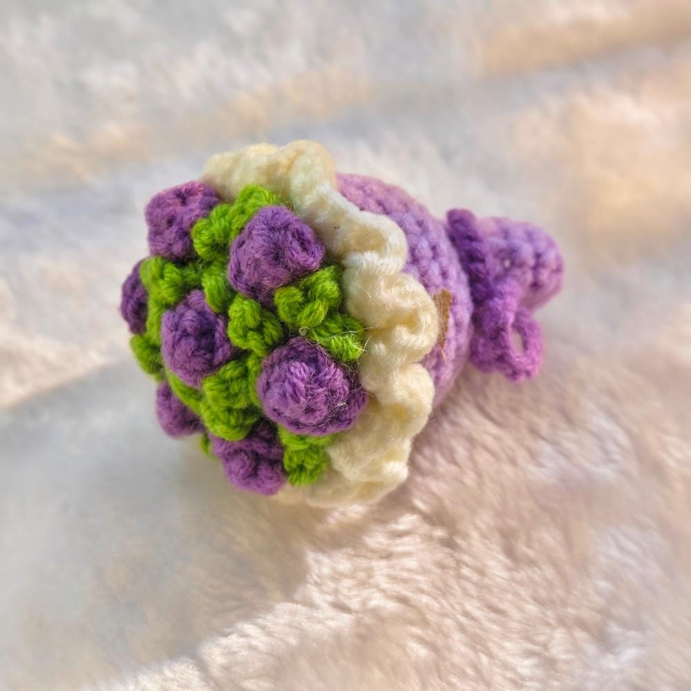 Hand Crocheted Mini Rose Bouquet Handmade Yarn Flower Tabletop Home Ornament Decor