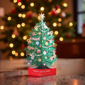 Christmas 3D Pop‑up Paper House Card Hollow Paper Craft Holiday Greeting Note