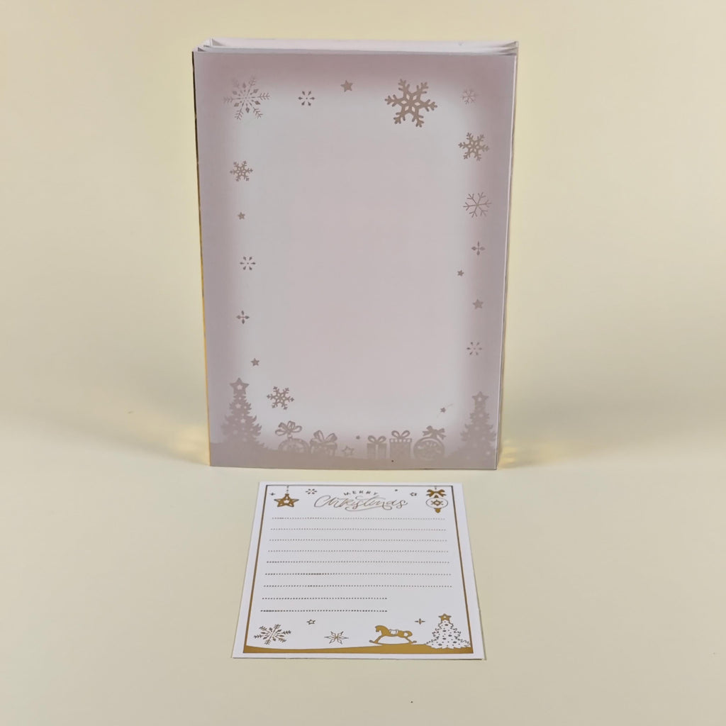 3D Dimensional Layered Paper Art Christmas Card with Fireplace Scene and Removable Message Insert