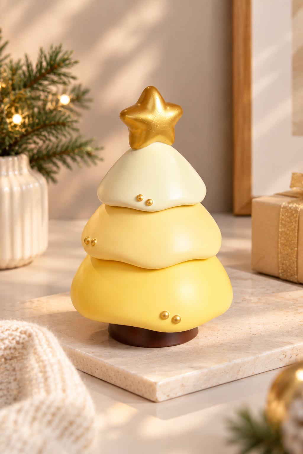 Christmas Tree Jewelry Box, 3 Tier Ring Storage, Festive Trinket Organizer