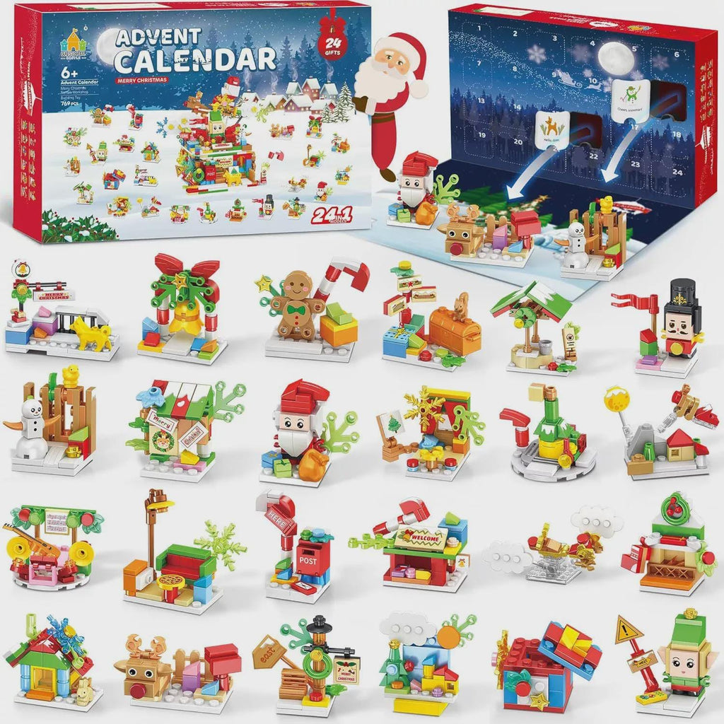 Christmas Advent Calendar Gem Digging Kit 24 Days Mineral Excavation Surprise Toy