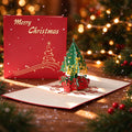 3D Pop Up Christmas Tree Greeting Card Holiday Gift