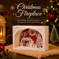 3D Pop‑up Christmas Greeting Card Laser Cut Paper Scene Desktop Decor Ornament